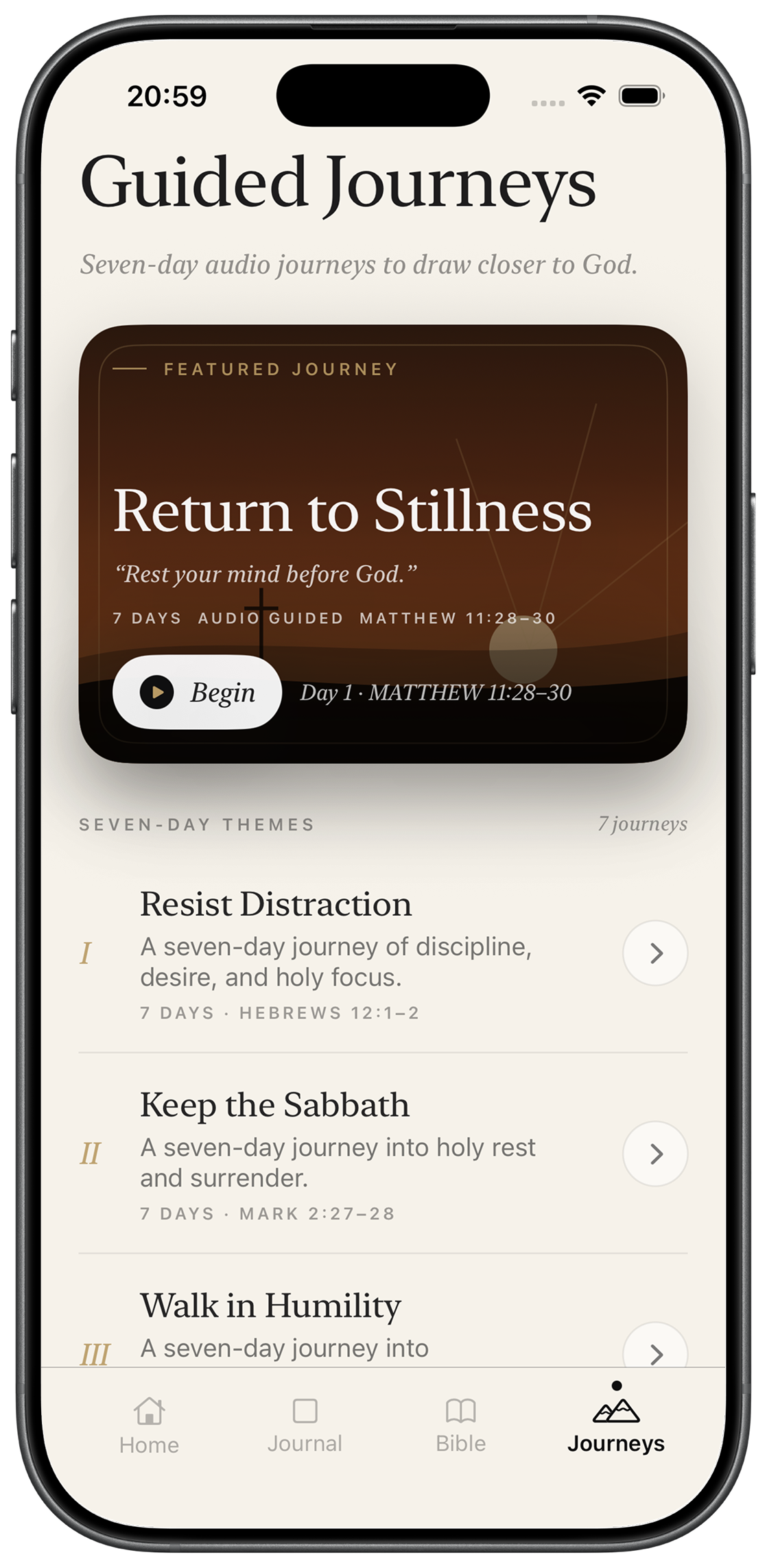 Guided Journeys — Return to Stillness